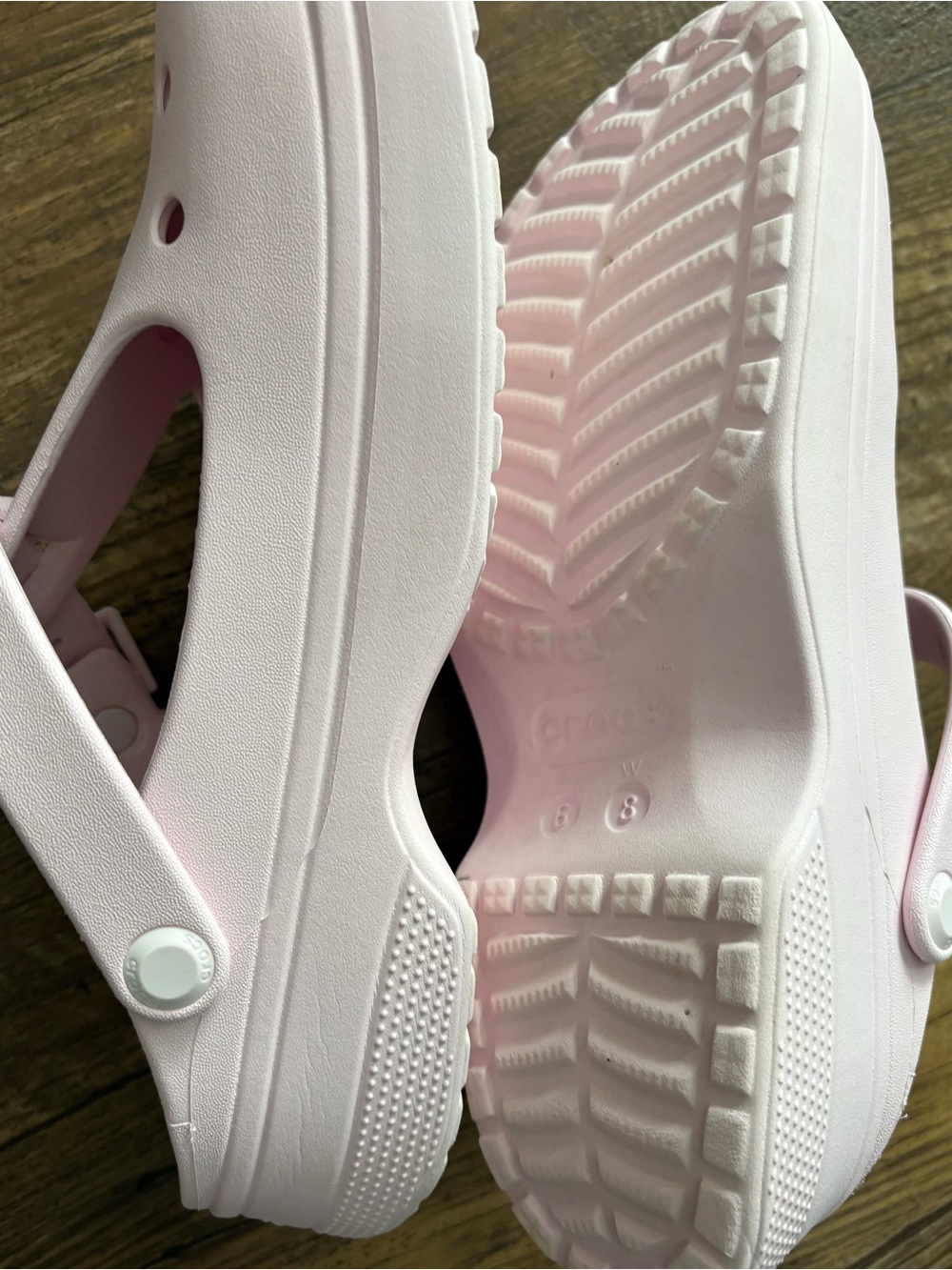 NWT Light Pink MaryJane Croc - Picture 3 of 4